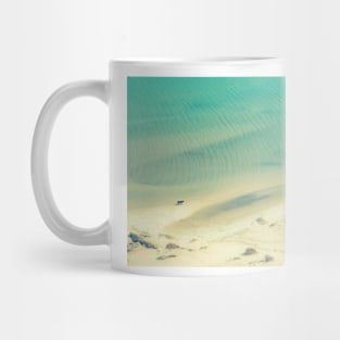 Dog running on the beach Mug